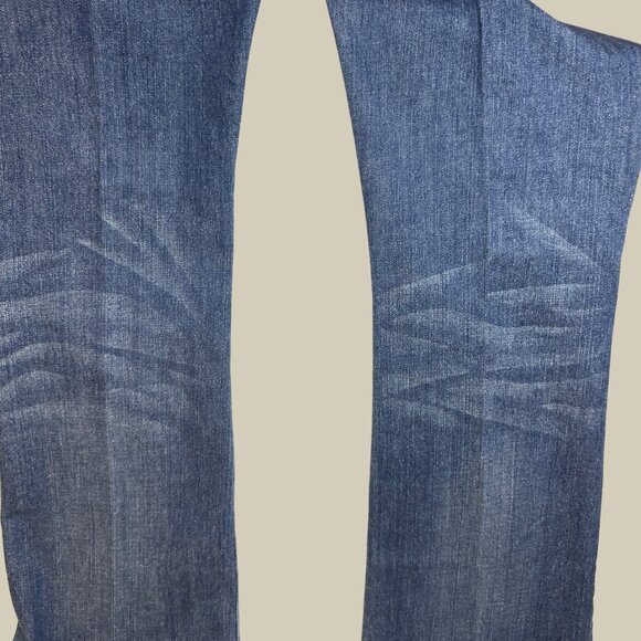 Vtg Guess 1981 Los Angeles Daredevil Bootcut Woman Teen Distressed Jeans 29 Y2K - Picture 11 of 14